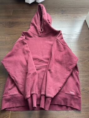 TNA Cozy Fleece Sweatshirt in Dusty Rose